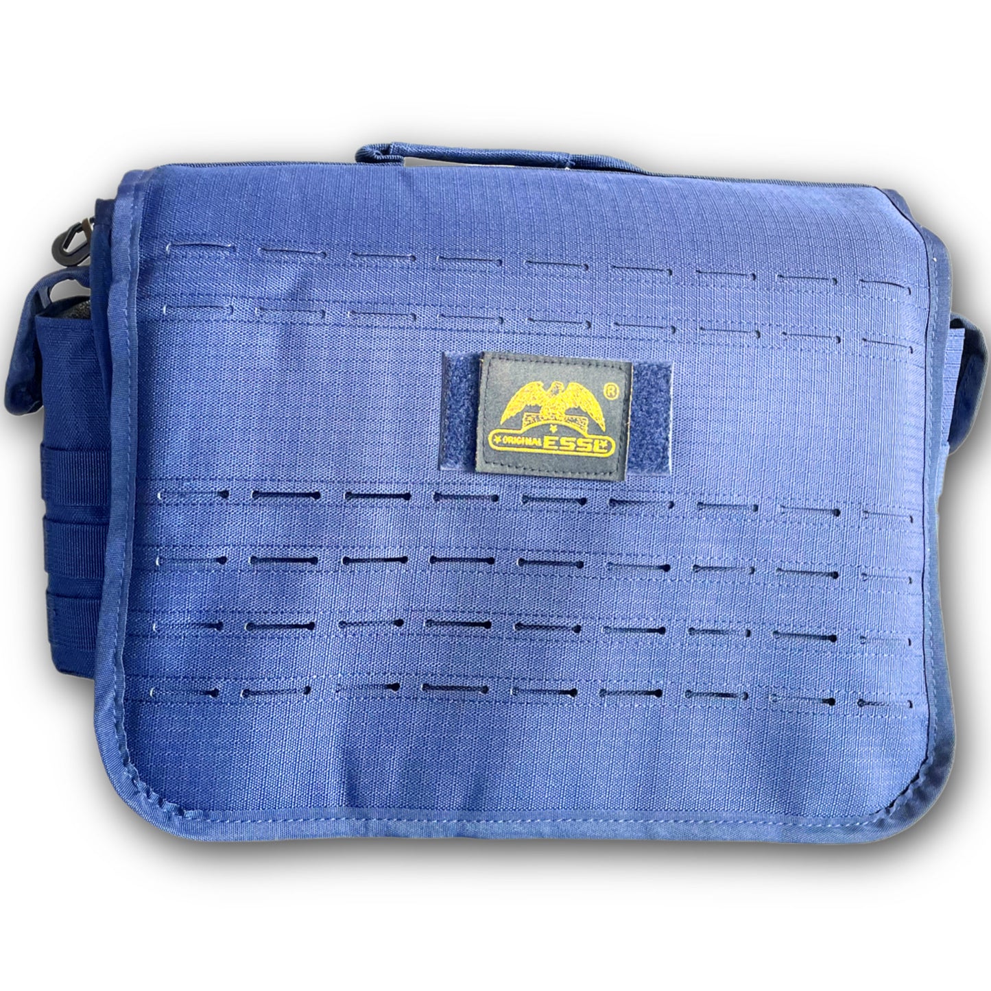 SB22 Multifunktionale Schultertasche mit Organizer - Perfekt für Alltag und Beruf Blau