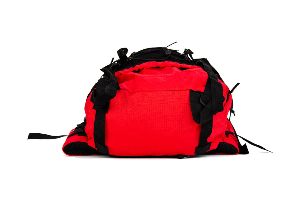 RU75 Tourenrucksack 65 L Rot mit Schwarz