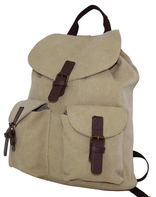 RU133 Baumwollrucksack Sand