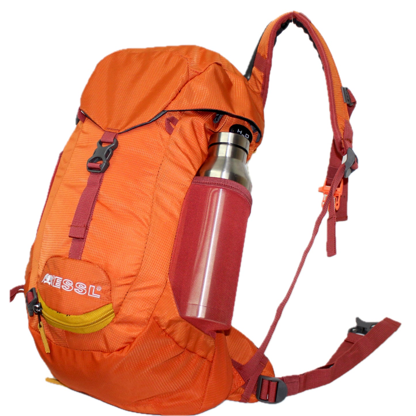 RU30N-OR Wanderrucksack 18L orange | Mit Trampolin-Rücken | Sehr-Leicht